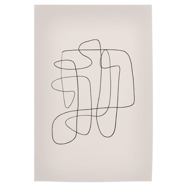 Poster 30x20 cm "You're Confused" artboxONE - Abstrakt,Geometrie - Abstract,Abstrakt,Boho,Lines,Linien,Formen,Geometrie,Geometry,Forms