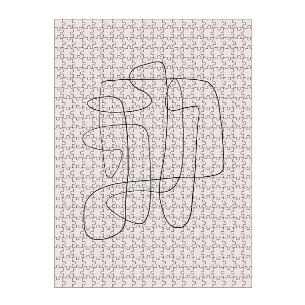 Puzzle Ravensburger "You're Confused" artboxONE - Abstrakt,Geometrie - Abstract,Abstrakt,Boho,Lines,Linien,Formen,Geometrie,Geometry,Forms