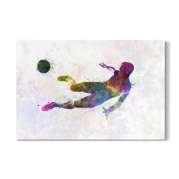 Galerie-Print "Soccer player in watercolor-z" 30x20 cm artboxONE