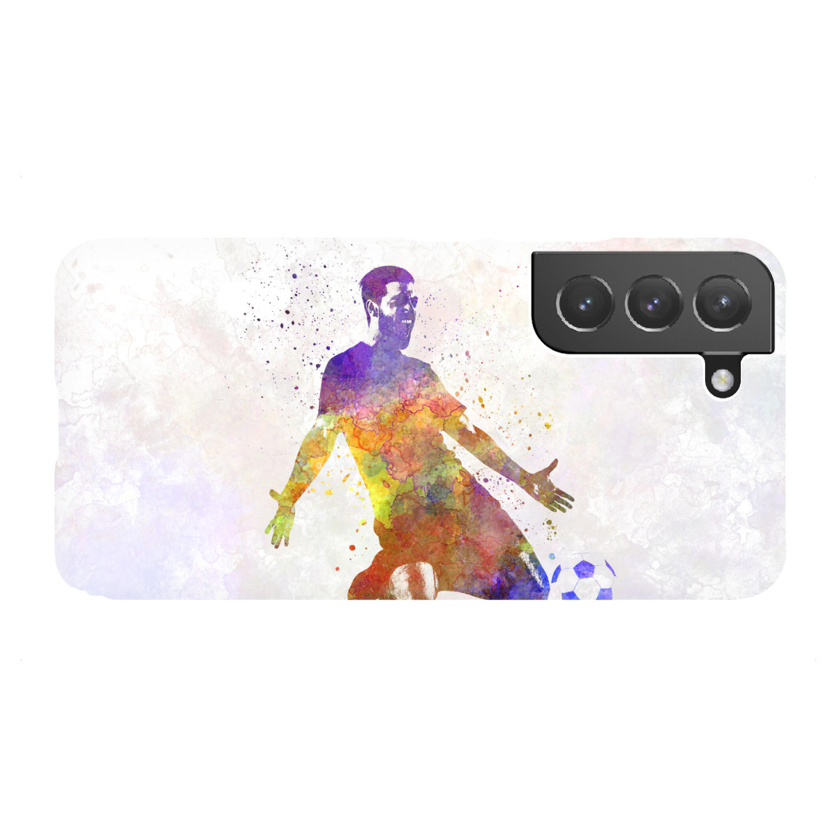 Samsung Galaxy "Soccer player in watercolor-s" Premium-Case Handyhülle artboxONE