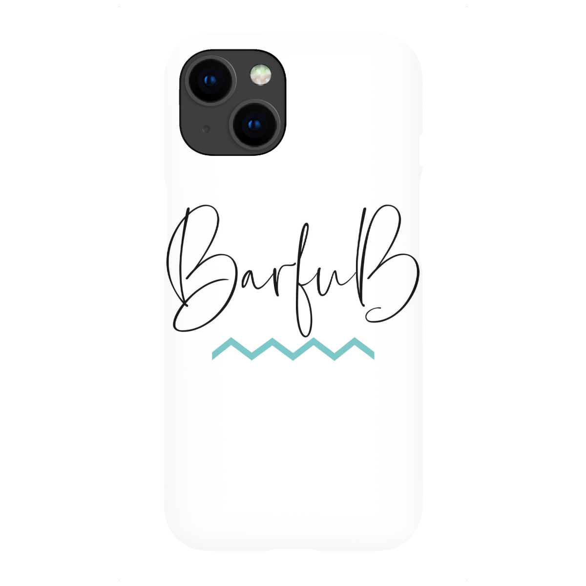 "Barfuß Typo"für iPhone - Premium-Case Handyhülle artboxONE