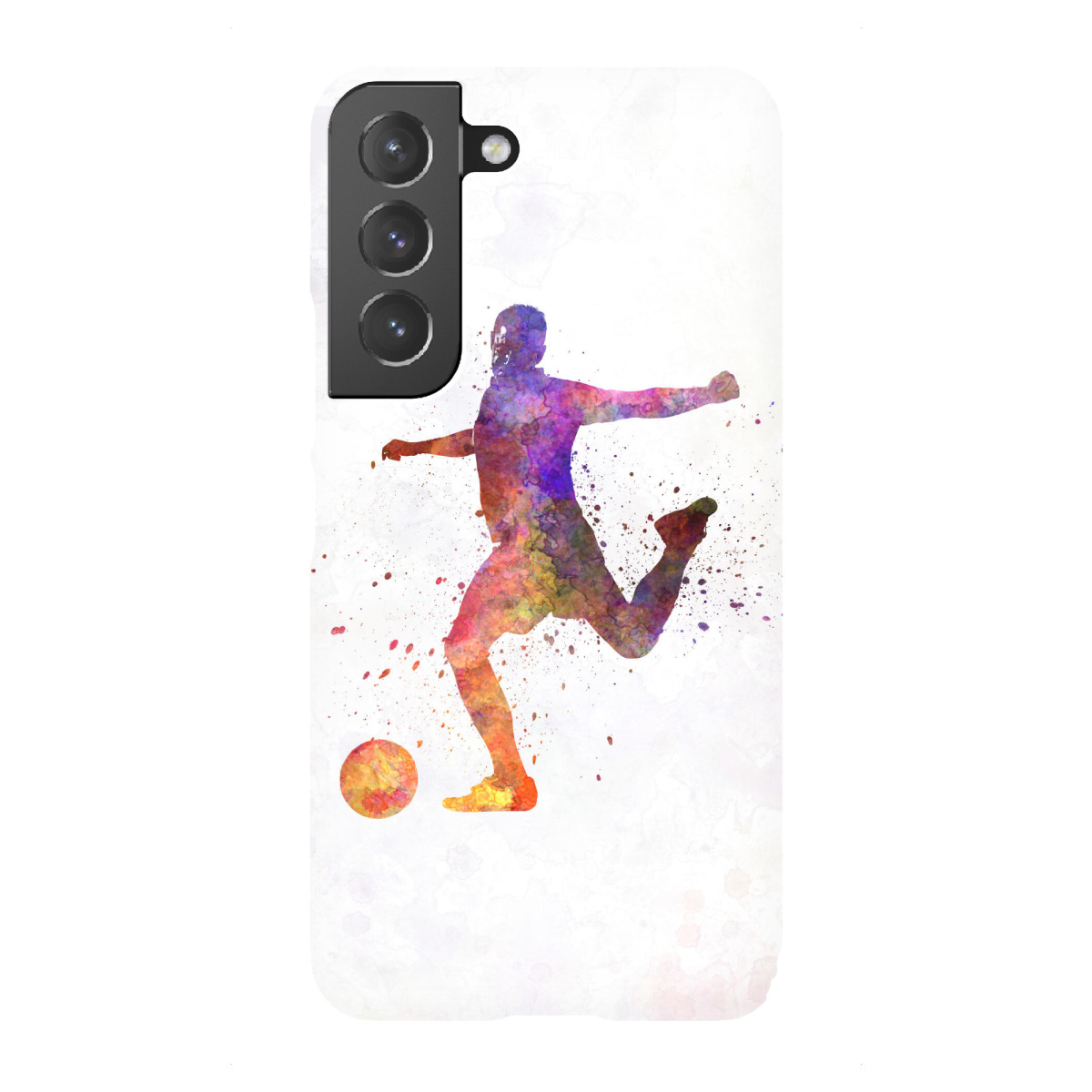 Samsung Galaxy "Soccer player in watercolor-i" Premium-Case Handyhülle artboxONE