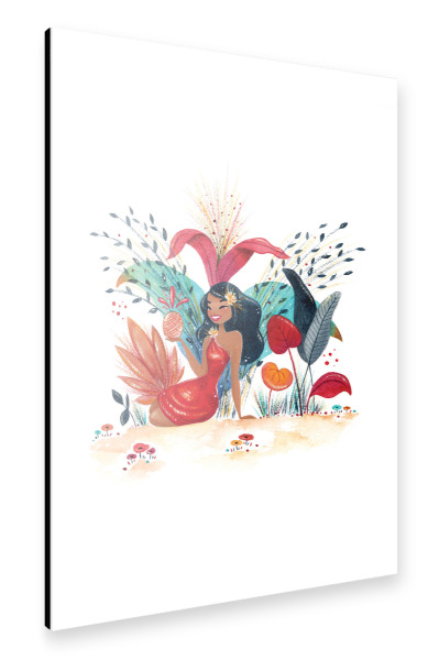 Alu-Dibond "Fantom Fifi Art-Tropic Pineapple" 30x20 cm artboxONE