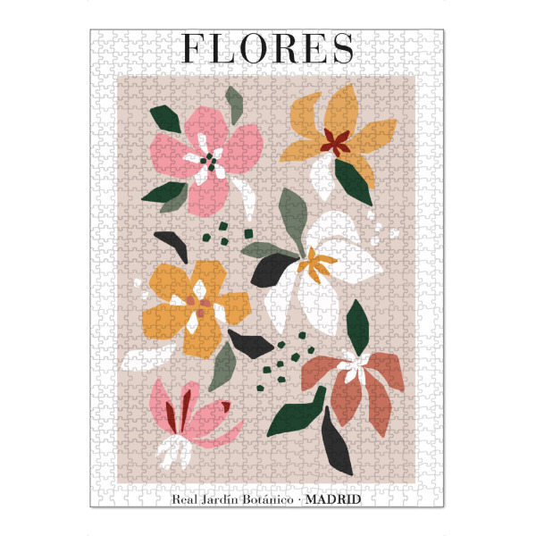 Puzzle Ravensburger "Flores" artboxONE - Natur,Floral