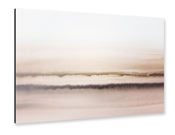 Alu-Dibond "Earthy Abstract Watercolour" 30x20 cm artboxONE
