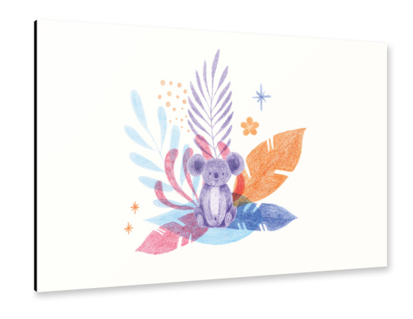 Alu-Dibond "Fantom Fifi Art-Cool Koala" 30x20 cm artboxONE