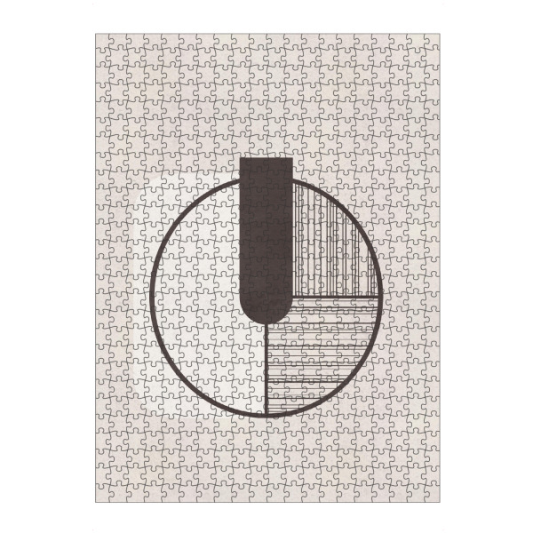 artboxONE Puzzle "Kunga - Minimalismus Intervall" artboxONE - Abstrakt,Geometrie