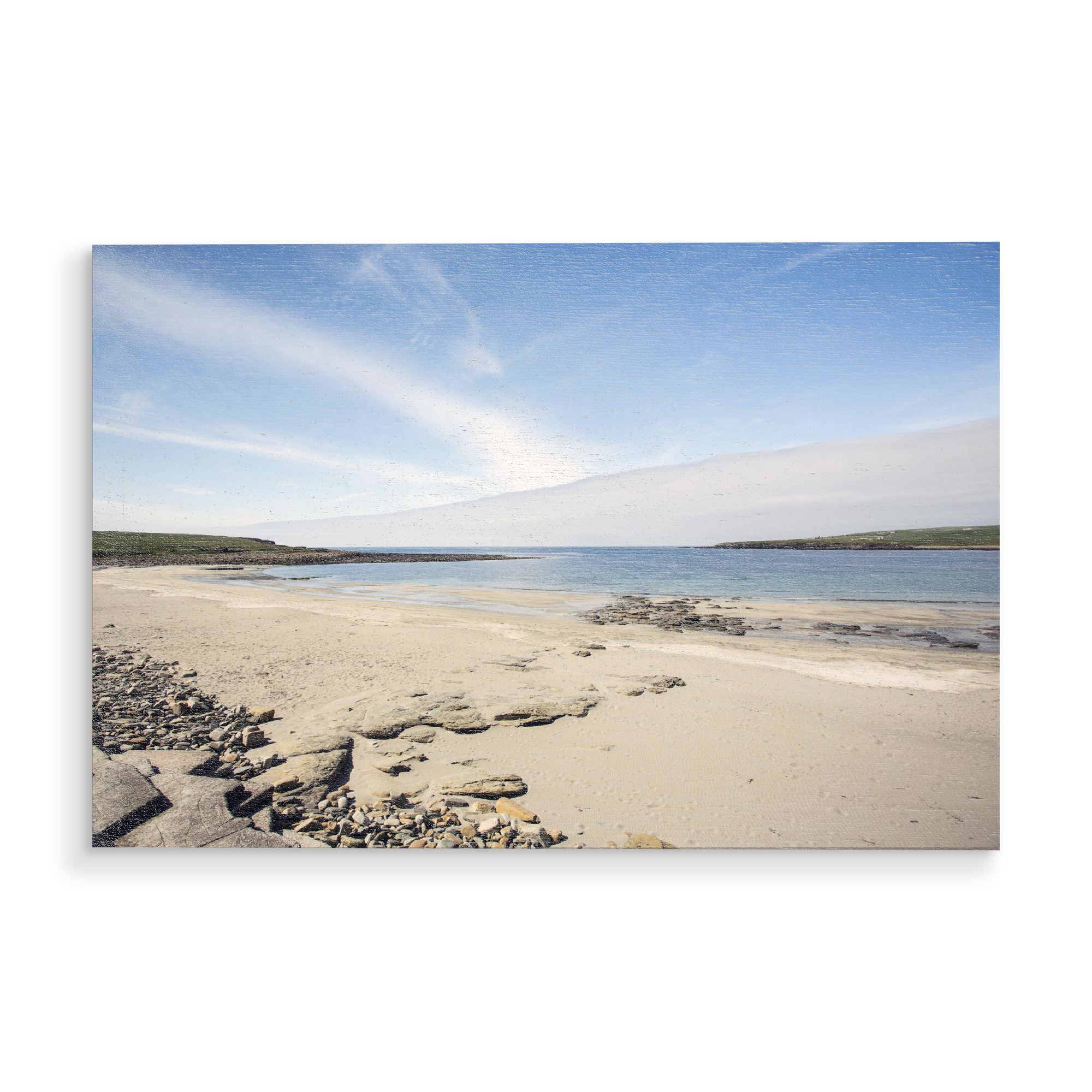 Holzbild "Orkney - Schottischer Strand" artboxONE - Natur,Reise,Reise / Länder