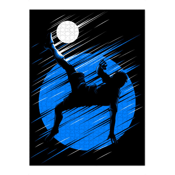 Puzzle Ravensburger "Kicking from chilena" artboxONE - Sport / Fußball - Football,Soccer,Team,Ballon,Sport,Ball,Gym,Training - Bild football