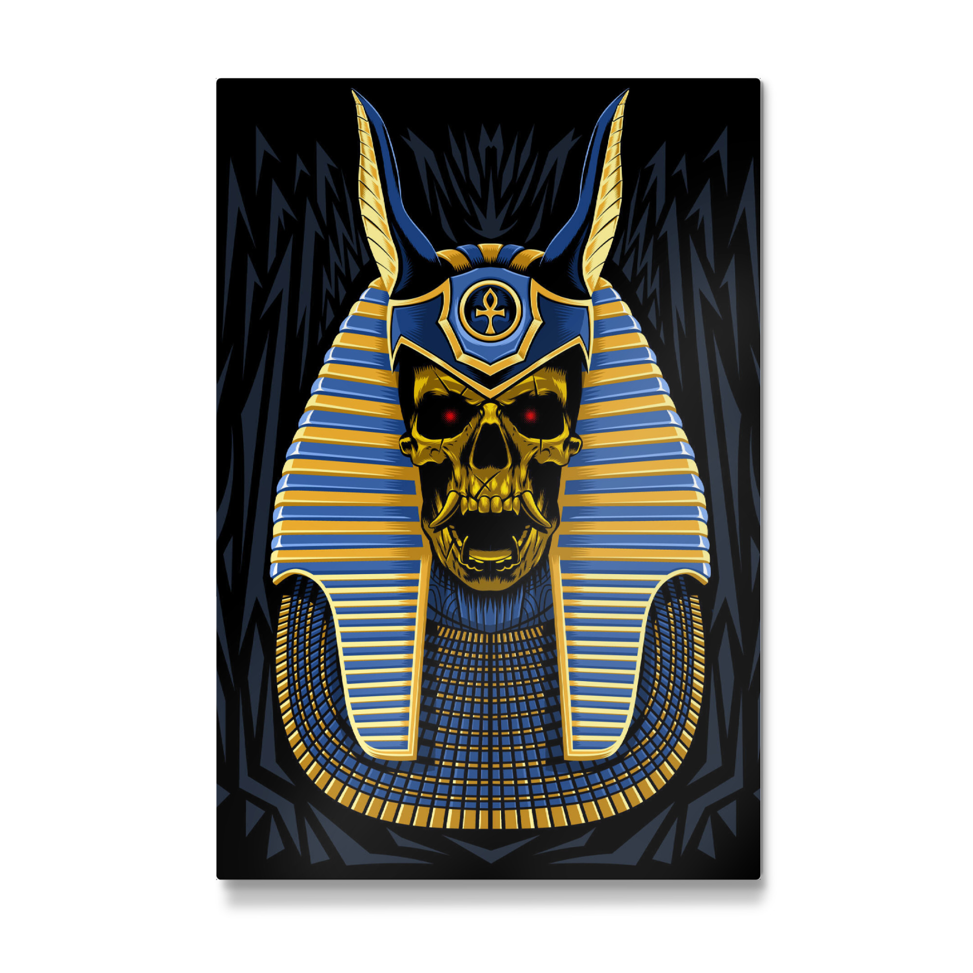 Galerie-Print "Golden skull egyptian pharaoh" 75x50 cm artboxONE