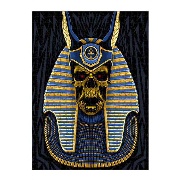 artboxONE Puzzle "Golden skull egyptian pharaoh" artboxONE - Comic - Pharaoh,Egypt,Egypten,Egyptian,Skull,ägypten,Comic - Bild pharaoh