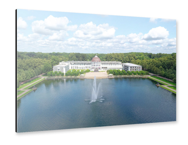 Alu-Dibond "Bremen - Parkhotel , Fontäne" 30x20 cm artboxONE