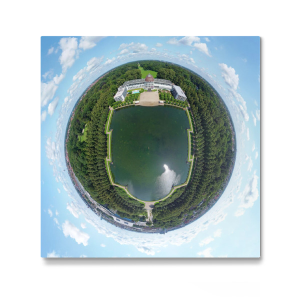 Galerie-Print "Bremen -Holler See, Parkhotel_high" 30x30 cm artboxONE