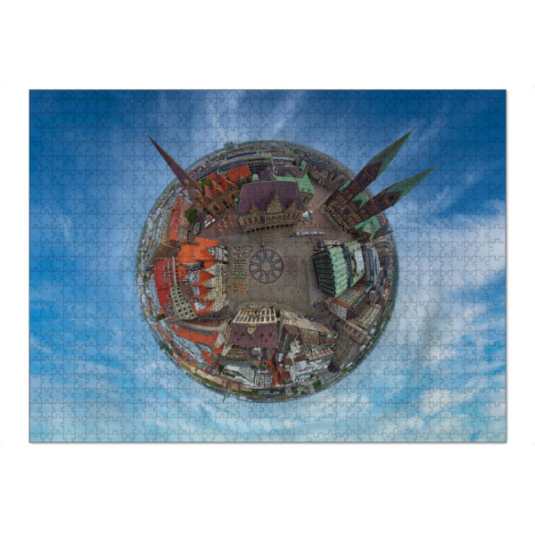 Puzzle Ravensburger "Bremen - Marktplatz, Dom, Rathaus" artboxONE - Städte,Reise,Architektur,Reise / Länder,Städte / Weitere