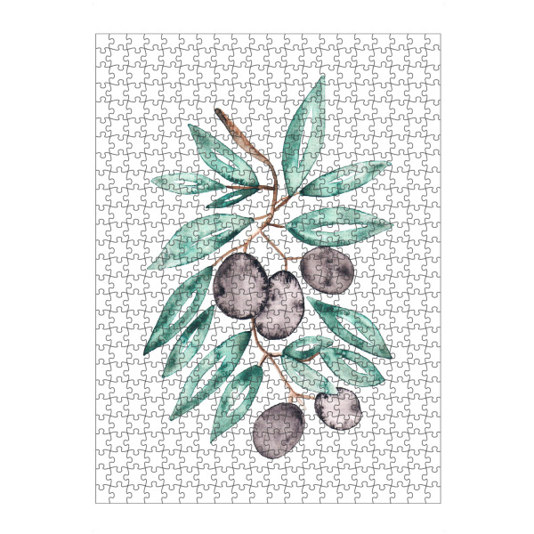Puzzle Ravensburger "Olive branch" artboxONE - Natur,Floral,Essen & Trinken,Essen & Trinken / Obst & Gemüse