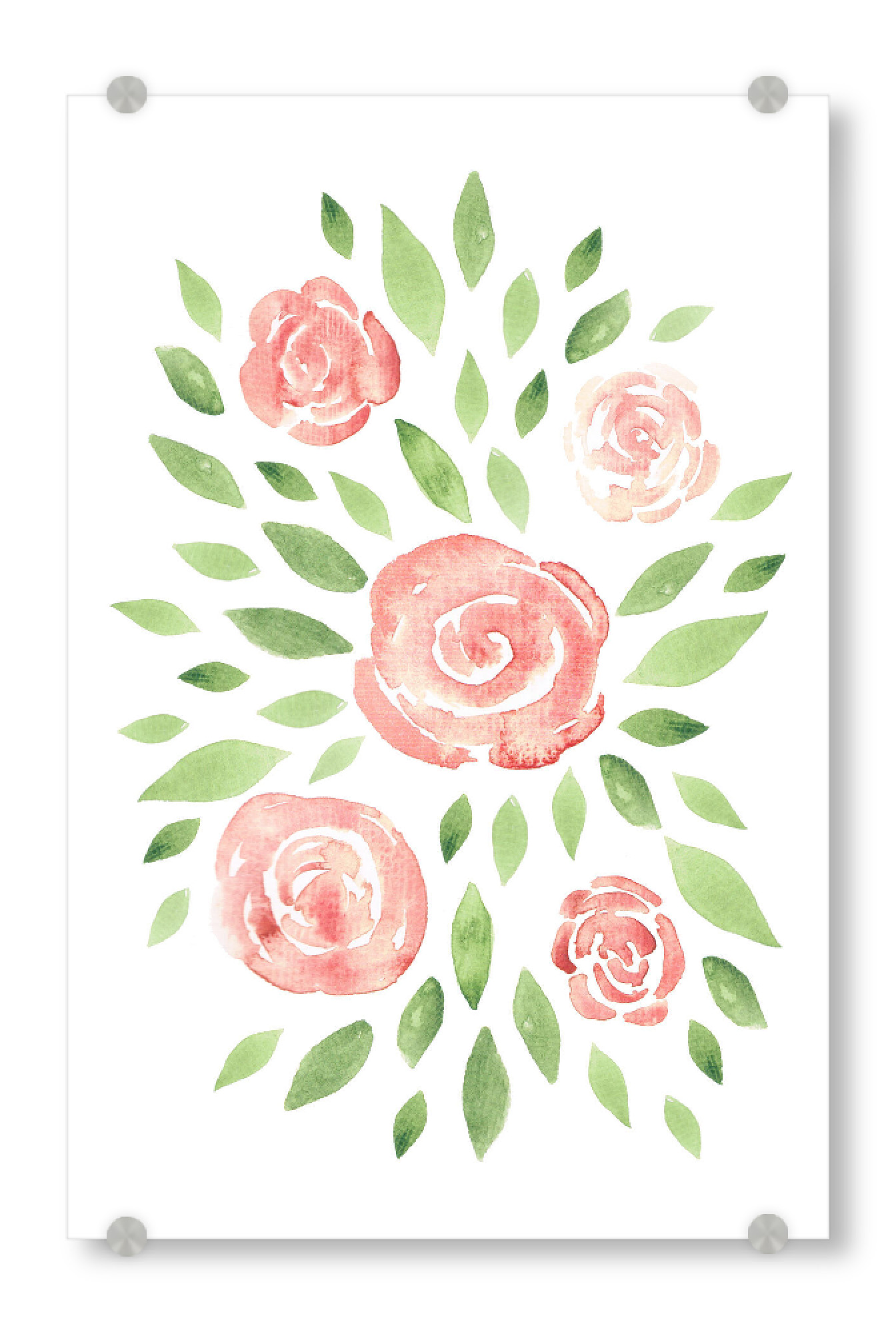 Acrylglasbild "Spring bloom" artboxONE - Natur,Floral,Abstrakt