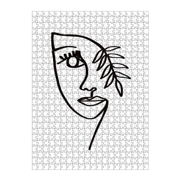 artboxONE Puzzle "Miss Nature" artboxONE - Floral,Abstrakt,Menschen