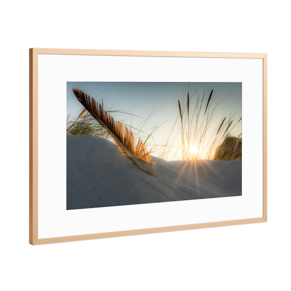 Poster mit Rahmen Kupfer "Dünen Träume" artboxONE - Natur,Reise / Strand und Meer