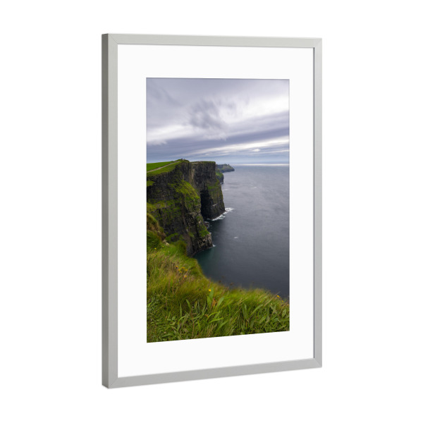 Poster mit Rahmen Silber "Cliffs of Moher" artboxONE - Natur,Reise,Reise / Strand und Meer,Reise / Länder