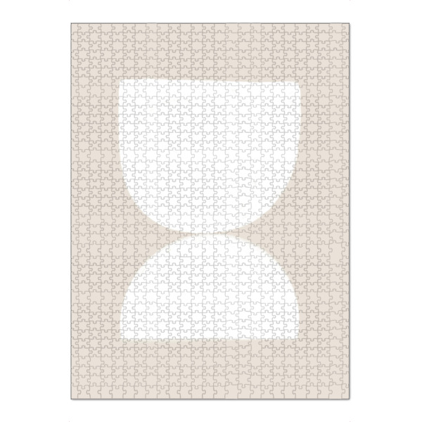 Puzzle Ravensburger "Rumi White" artboxONE - Abstrakt,Geometrie - Abstract,Abstrakt,Geometrie,Geometry,Formen,Forms,Boho - Bild abstract