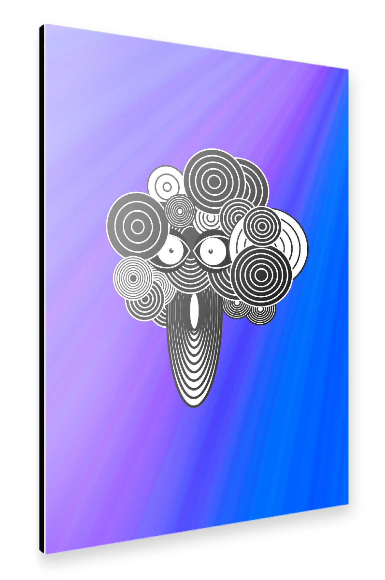 Alu-Dibond "Comic animal minimal panta fe" 75x50 cm artboxONE