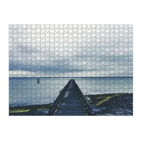 Puzzle Ravensburger "Steg ins Meer" artboxONE - Natur,Reise / Strand und Meer,Für Mama,Für Papa