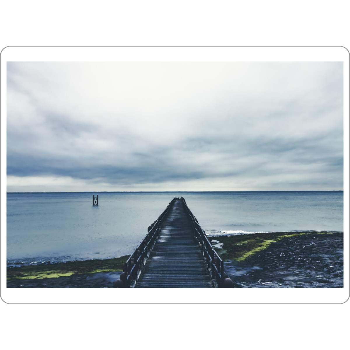 Tischset "Steg ins Meer" artboxONE - Natur,Reise / Strand und Meer,Für Mama,Für Papa