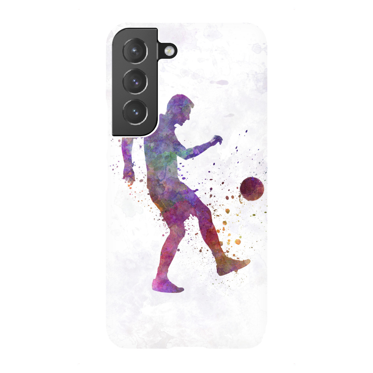 Samsung Galaxy "Soccer player in watercolor-j" Premium-Case Handyhülle artboxONE
