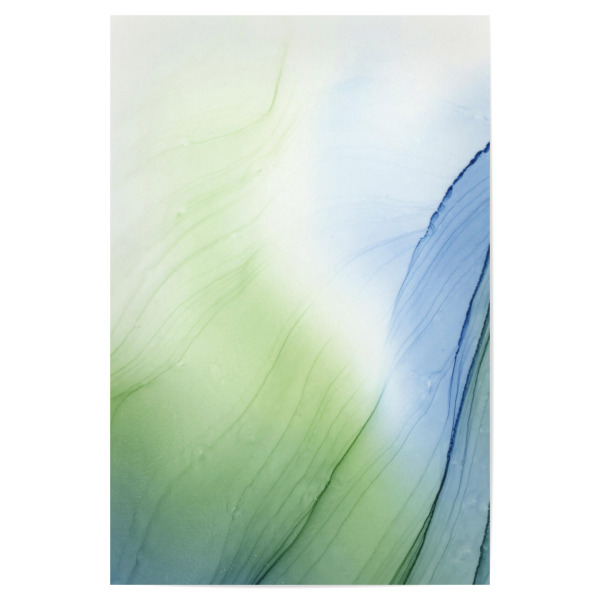 Poster "Fresh grass and river" artboxONE - Abstrakt