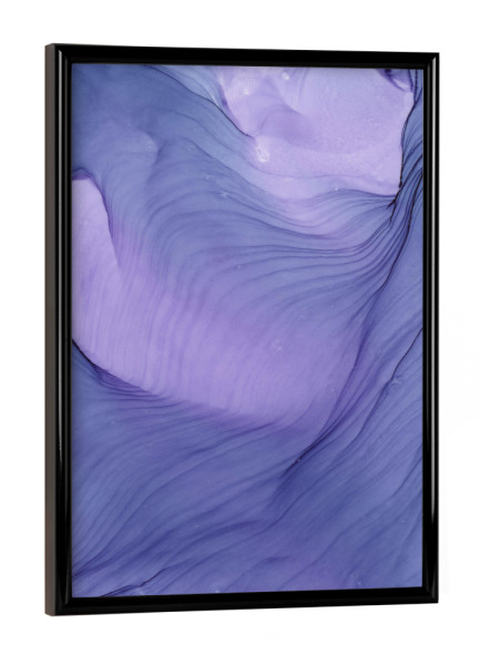 Poster mit schwarzem Rahmen "Abstract purple art" artboxONE - Abstrakt