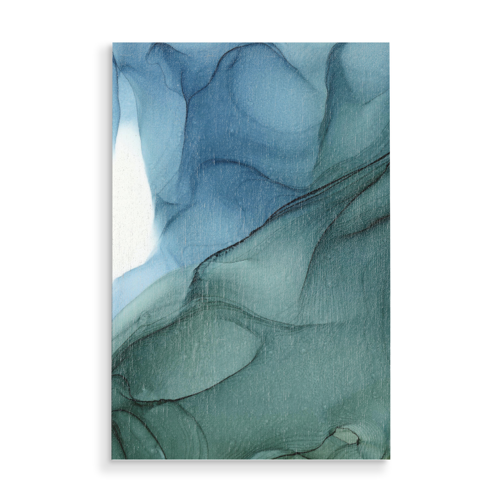 Holzbild "Sky and grass - art" artboxONE - Abstrakt