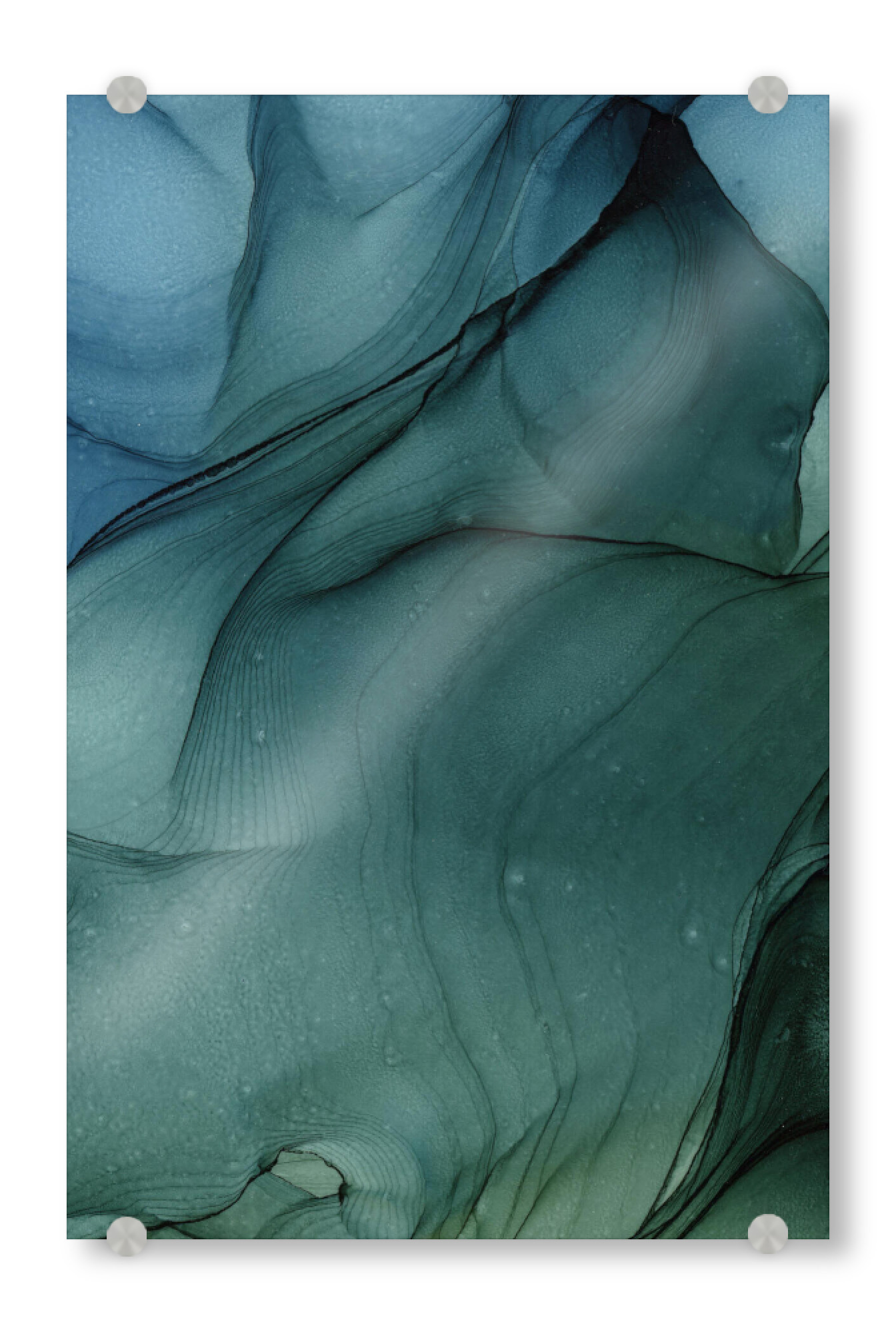 Acrylglasbild "Dark forest art" artboxONE - Abstrakt