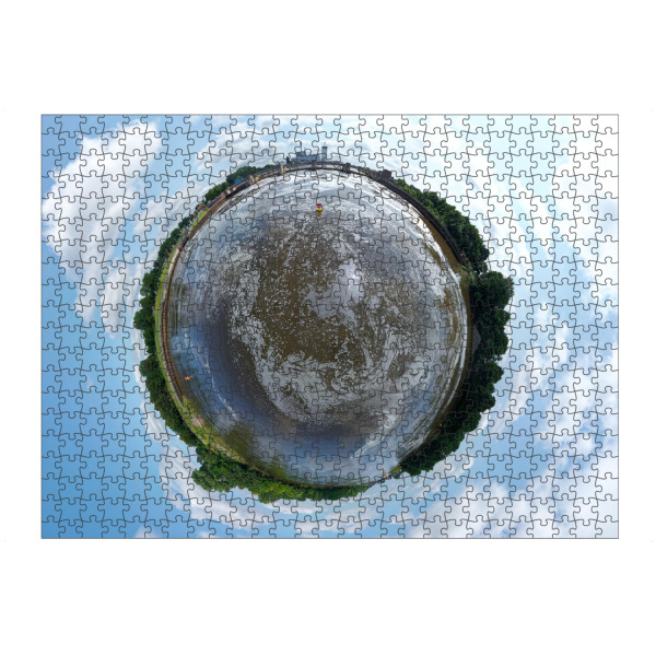 artboxONE Puzzle "Bremen - Weserwehr; low" artboxONE - Städte,Reise,Architektur,Reise / Strand und Meer,Städte / Weitere