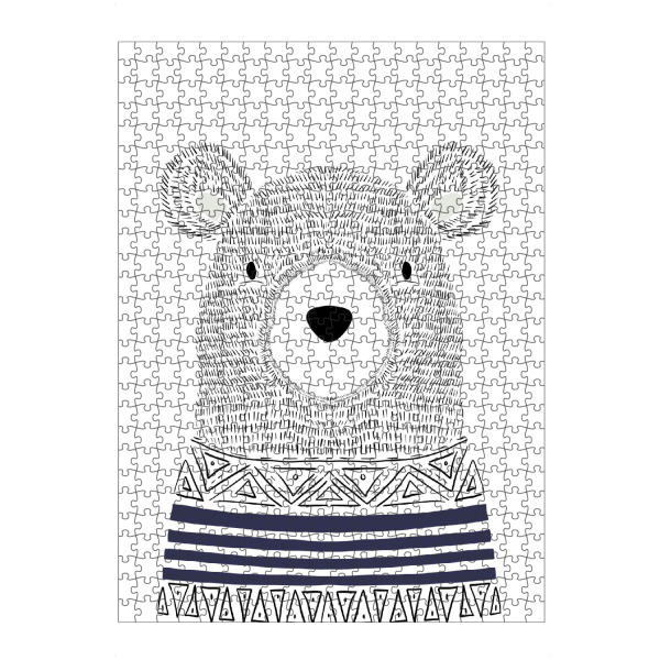 artboxONE Puzzle "Skandi Bär" artboxONE - Natur,Für Kinder,Tiere