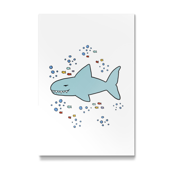 Galerie-Print "Gut gelaunter Hai" 30x20 cm artboxONE
