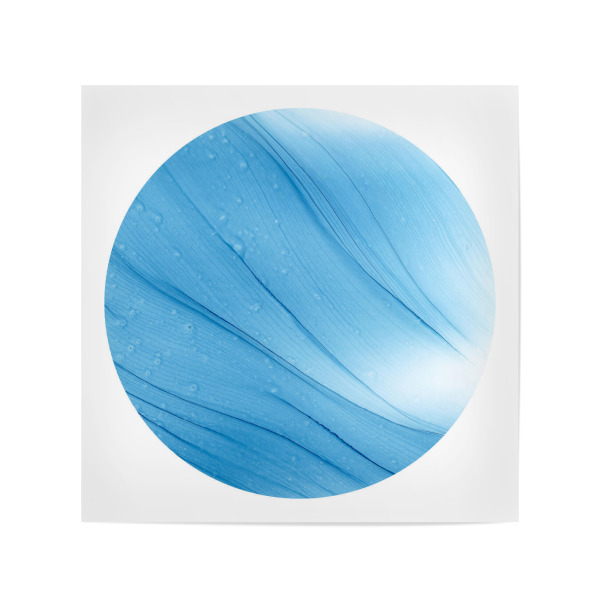 Poster 20x20 cm "The cold day - o - art" artboxONE - Abstrakt