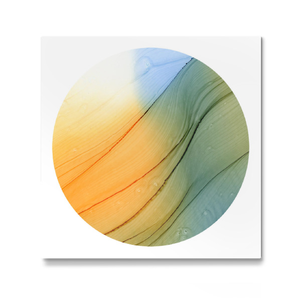 Galerie-Print "Light on blue river - o -" 30x30 cm artboxONE