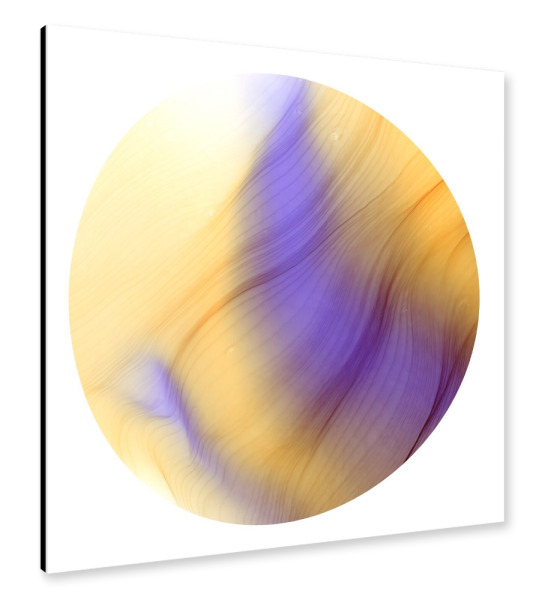 Alu-Dibond "The light on the river" 30x30 cm artboxONE