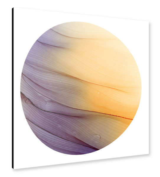 Alu-Dibond "O - the night light there" 30x30 cm artboxONE