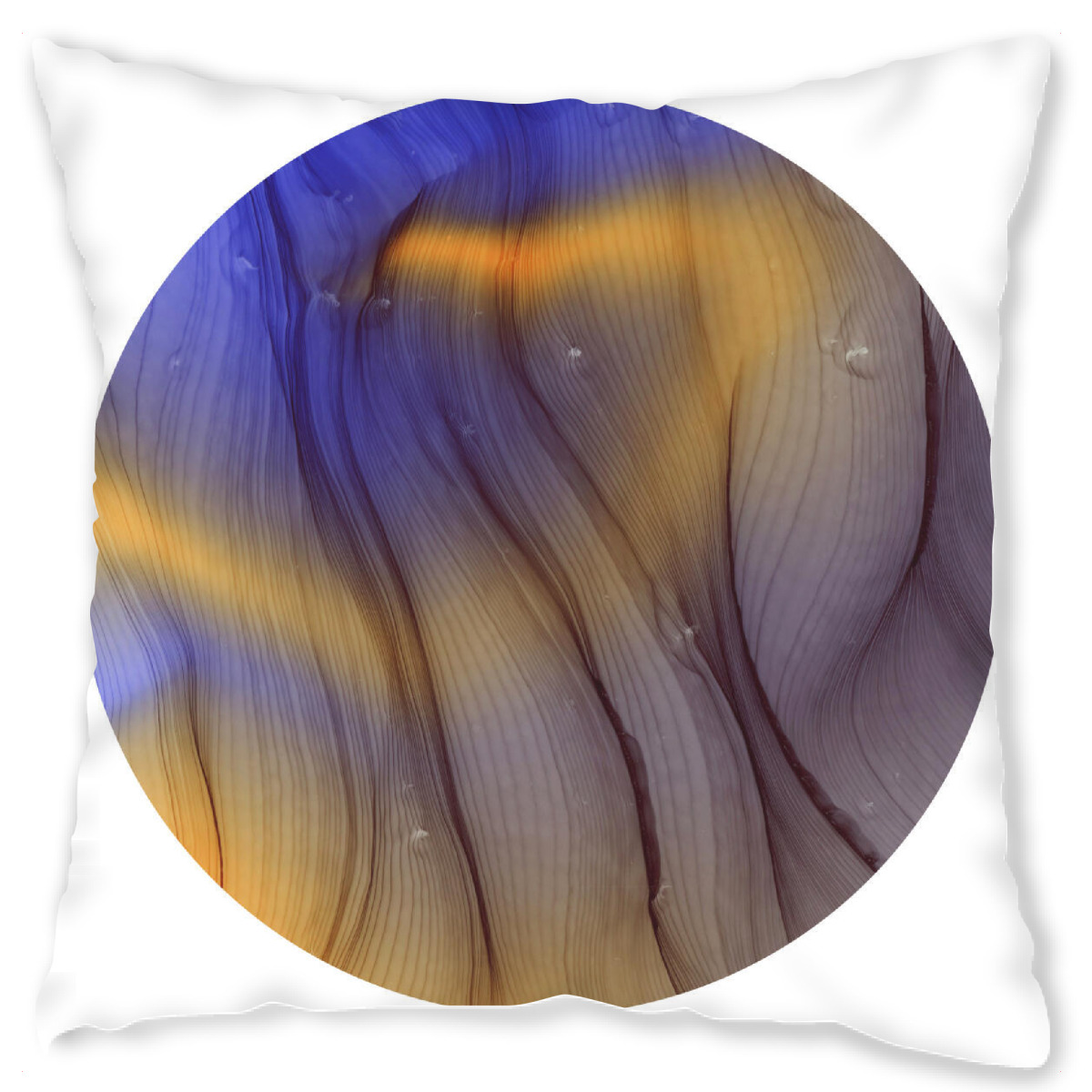 Design-Kissen "O - dark soft wind - night" artboxONE - Abstrakt