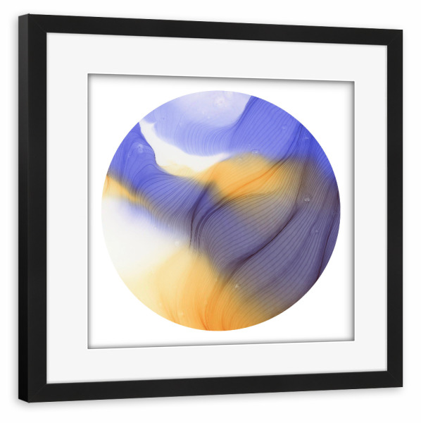 Poster mit Rahmen schwarz "Sky - the art" artboxONE - Abstrakt