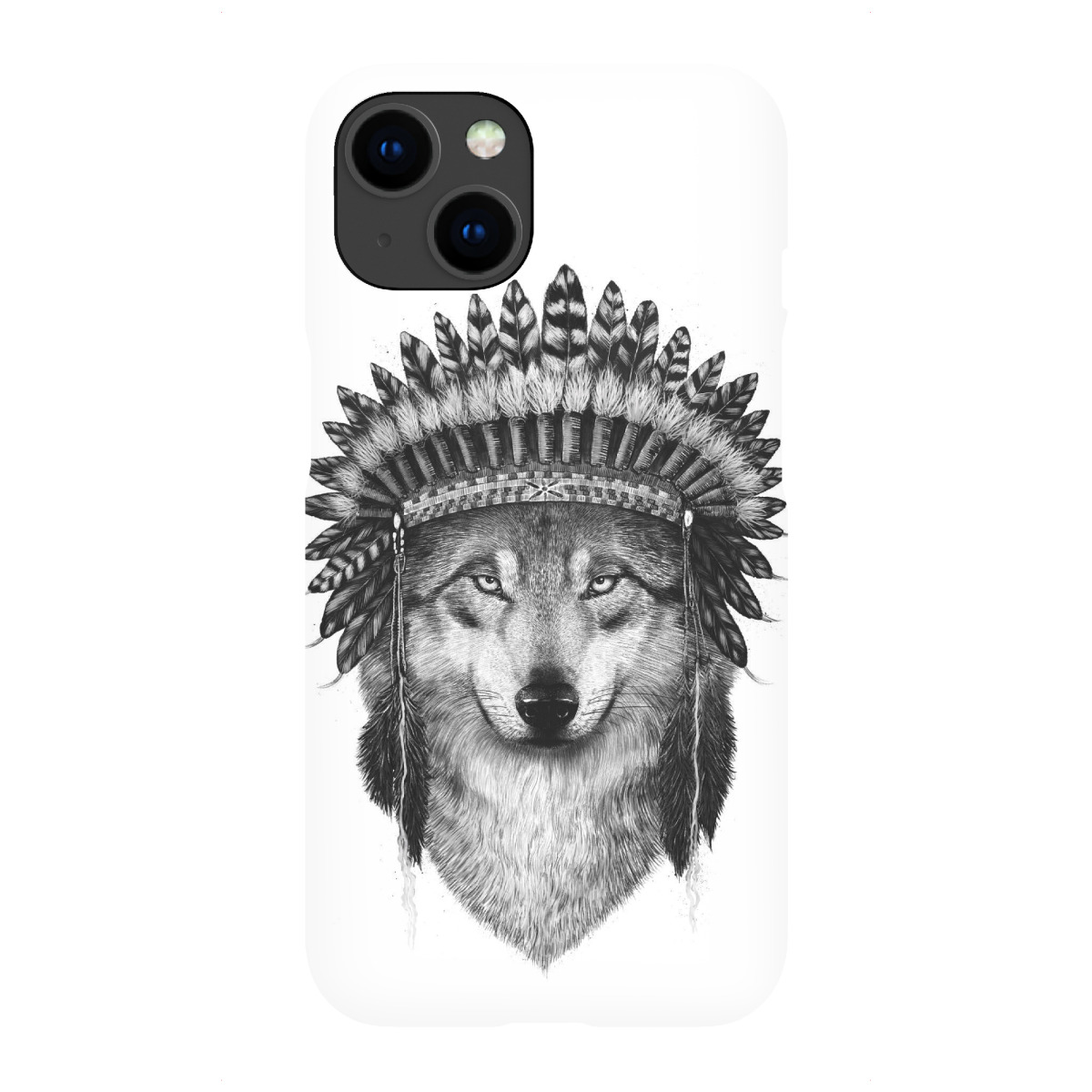 "Indian wolf"für iPhone - Premium-Case Handyhülle artboxONE
