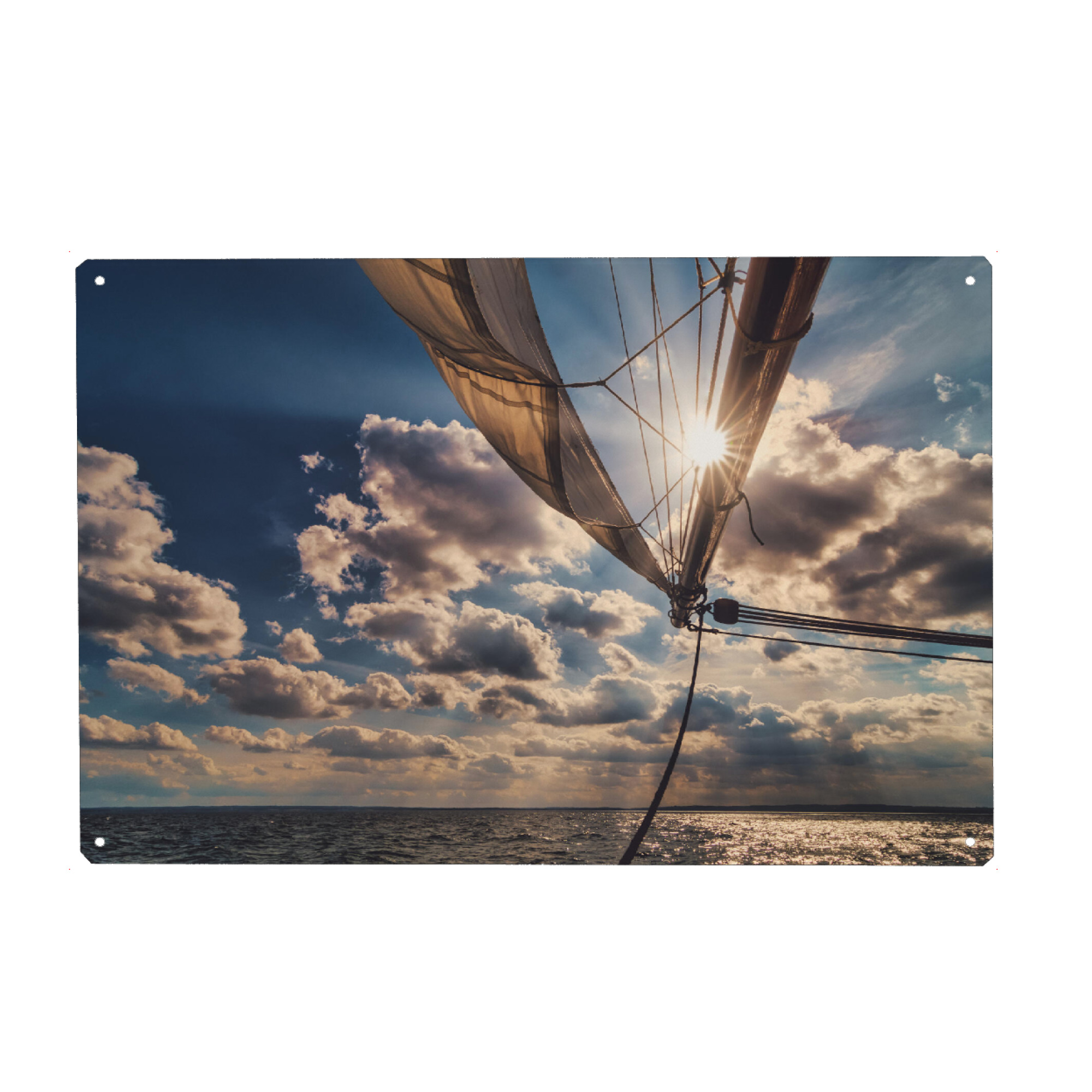 Holzbild "Segelträume" artboxONE - Natur,Reise / Strand und Meer