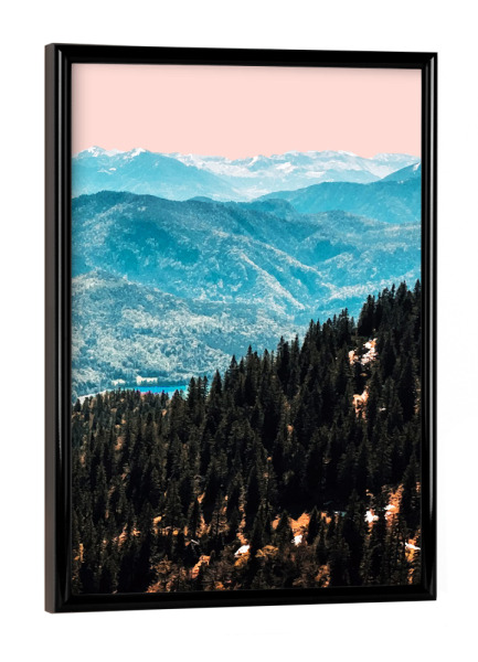 Poster mit schwarzem Rahmen "View Nature" artboxONE - Natur,Reise