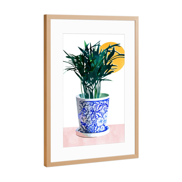 Poster mit Rahmen Kupfer "Plant Your Dreams" artboxONE - Floral