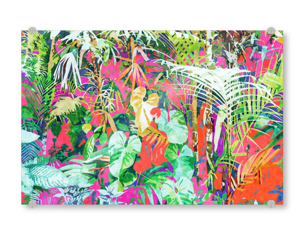 Acrylglasbild "Find Me Where The Tropical Things" artboxONE - Natur,Abstrakt