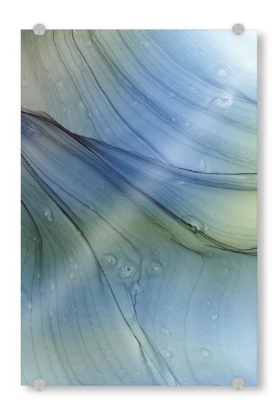 Acrylglasbild "Waves - abstract artwork" artboxONE - Abstrakt