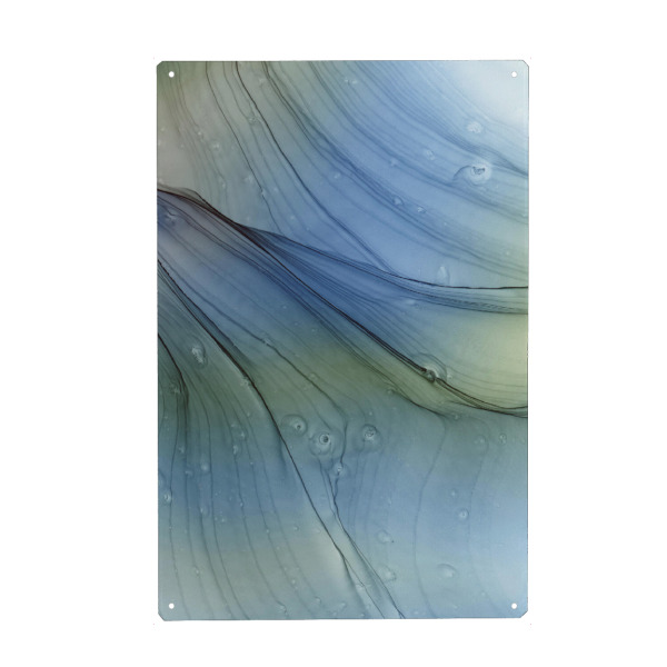 Holzbild "Waves - abstract artwork" artboxONE - Abstrakt