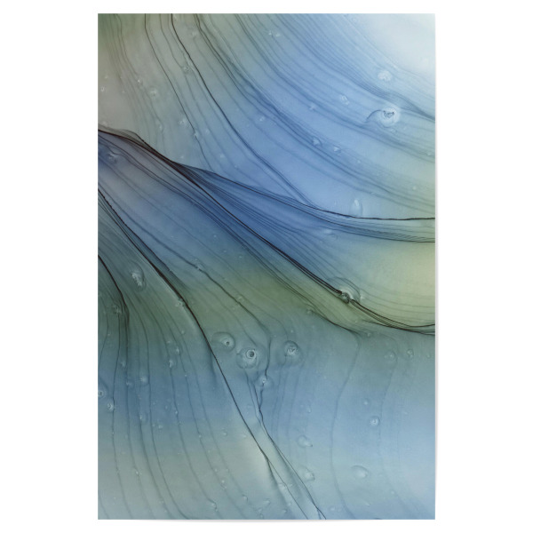Poster "Waves - abstract artwork" artboxONE - Abstrakt