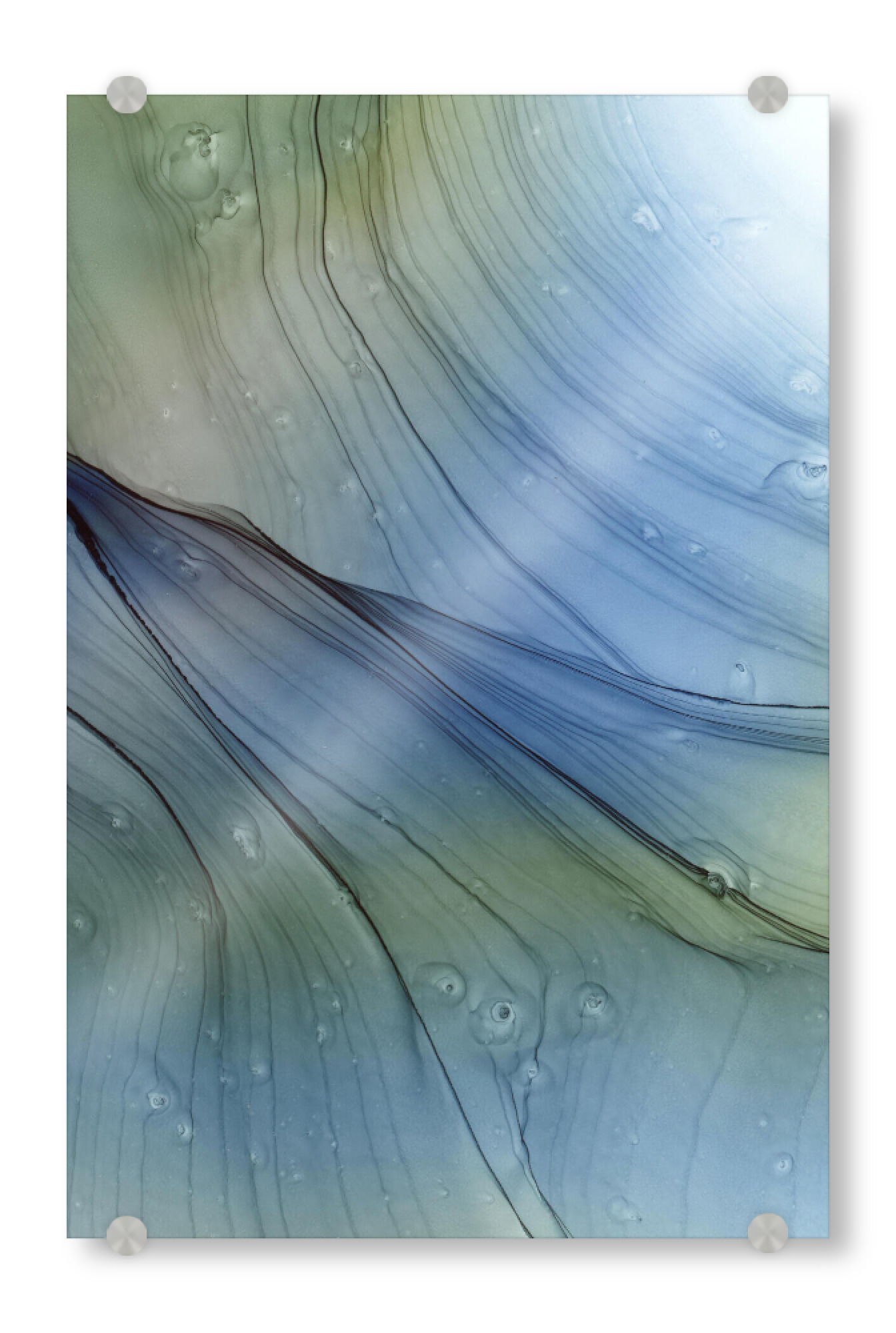 Acrylglasbild "Wellen - abstrakt" artboxONE - Abstrakt